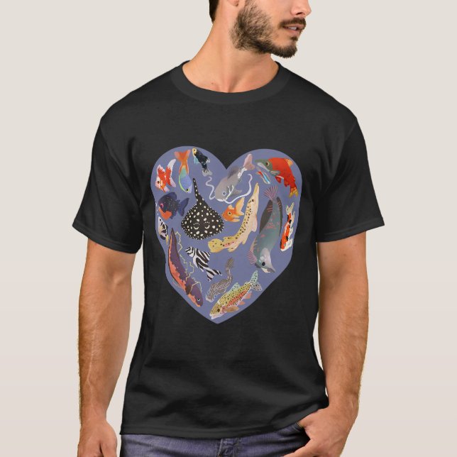 Camiseta Pelo Amor Dos Peixes De Água Doce (Frente)