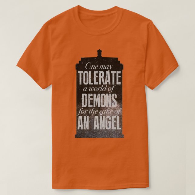 Camiseta Pelo bem de um anjo (Frente do Design)