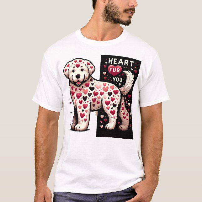 Camiseta Pelo Coração - Canine Love Spot (Frente)