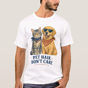 Camiseta Pelo de Animal Não Me Importa
