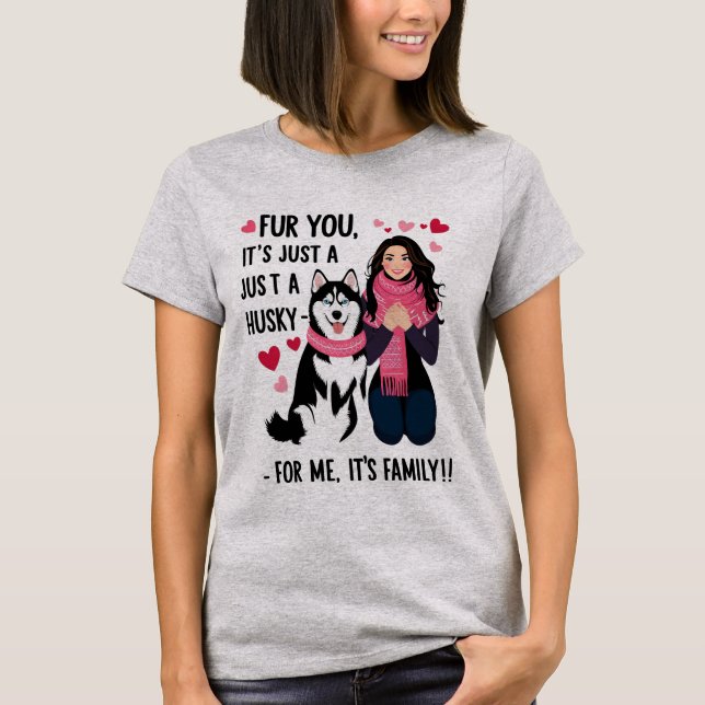 Camiseta Pelo, é só um Rouco, para mim é família (Frente)