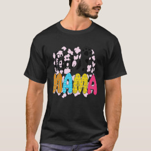 Camiseta Pelo Mama Cat Para Mulheres Dia de as mães