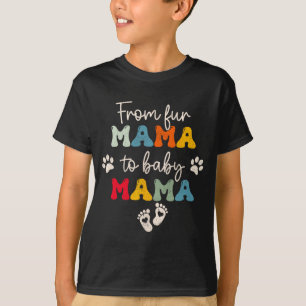 Camiseta Pelo Mama Para O Bebê Dia de as mães