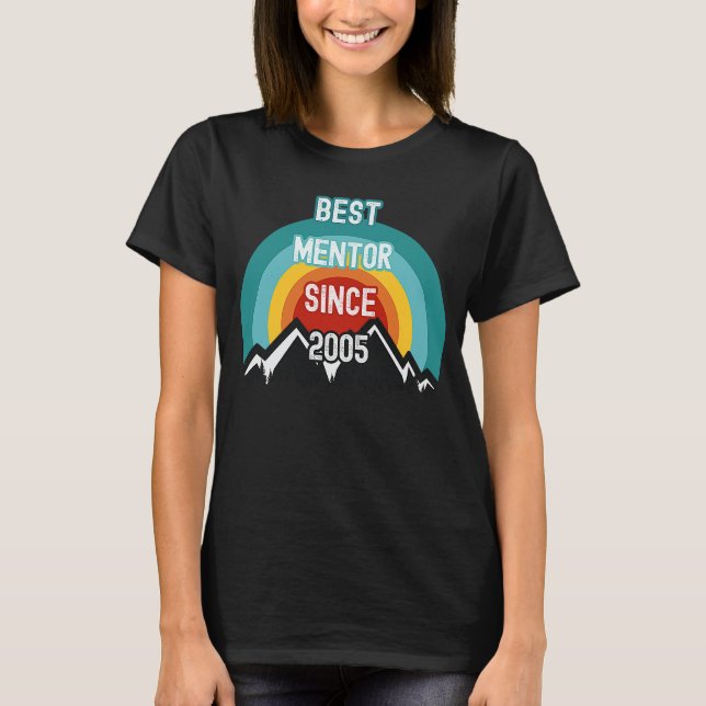 Camiseta Pelo Melhor Mentor Desde 2005 (Frente)