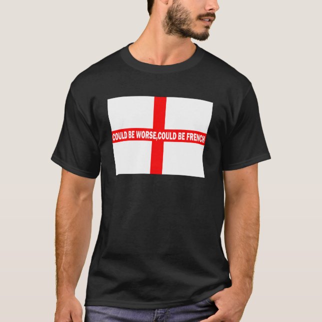 Camiseta Pelo menos eu não sou francês (Frente)