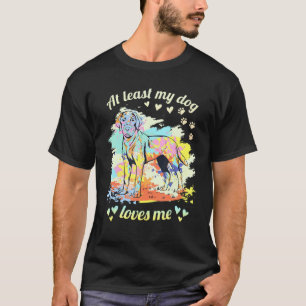 Camiseta Pelo Menos Meu Cachorro Me Ama Labrador Retrievers