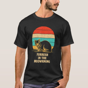 Camiseta Peludo na Manhã Felina Kit de Positividade Gatinho
