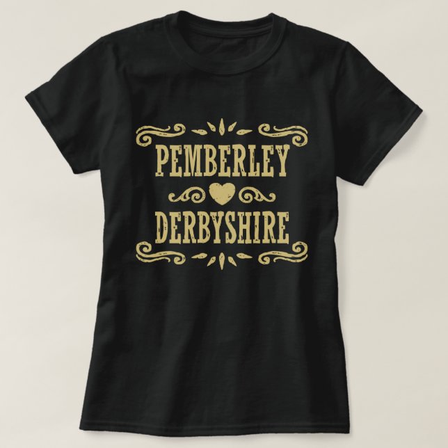 Camiseta Pemberley Derbyshire (Frente do Design)