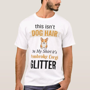 Camiseta Pembroke Corgi Brilho Design Divertido Amante de C