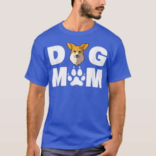 Camiseta Pembroke Corgi Cachorro Mãe Engraçado Pembroke Cor