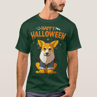 Camiseta Pembroke Corgi Dog Halloween Costume Vampire Dracu