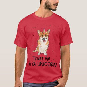 Camiseta Pembroke Welsh Corgi Acredita Em Mim Um Cão Unicór