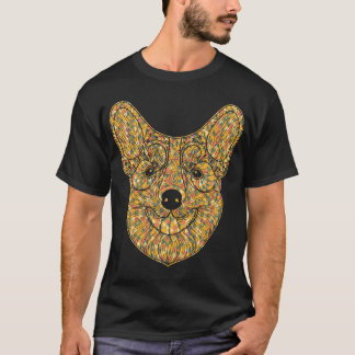 Camiseta Pembroke Welsh Corgi Geométrico
