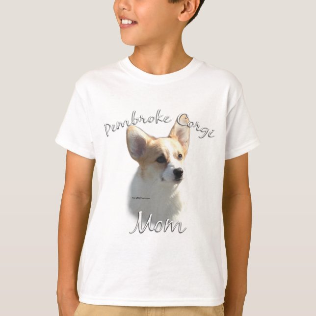 Camiseta Pembroke Welsh Corgi Mãe 2 (Frente)