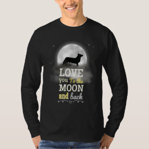 Camiseta Pembroke Welsh Corgi Men Mulheres Crianças
