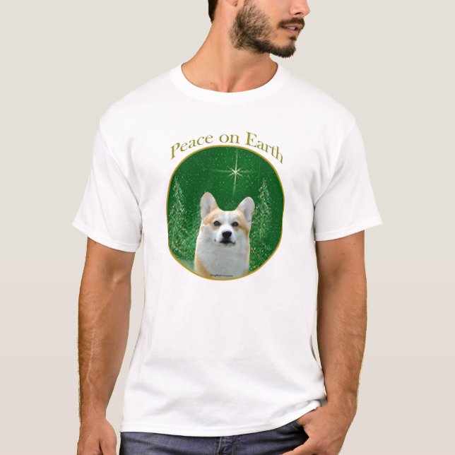Camiseta Pembroke Welsh Corgi Peace (Frente)