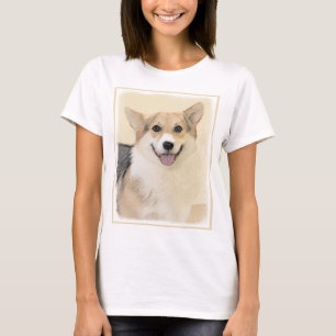 Camiseta Pembroke Welsh Corgi - Pintura Original para Cacho