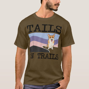 Camiseta Pembroke Welsh Corgi Põe Em Trilhos O Cachorro Eng