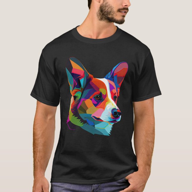 Camiseta Pembroke Welsh Corgi  Pop Pembroke Corgi (Frente)