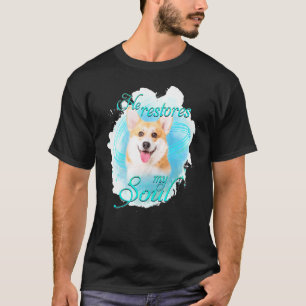 Camiseta Pembroke Welsh Corgi Restaurar Minha Alma