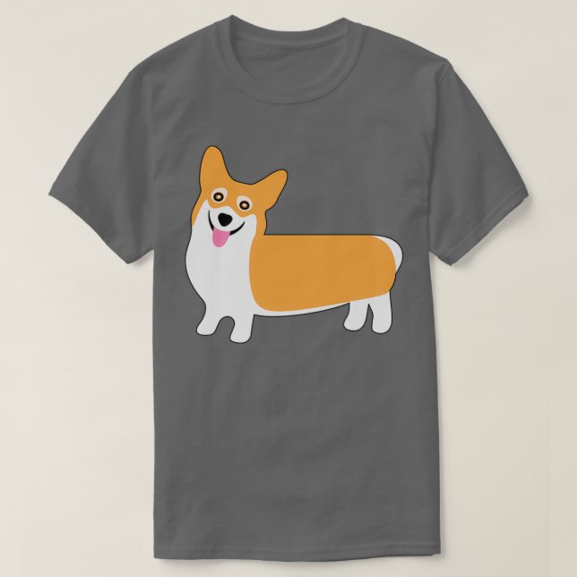Camiseta Pembroke Welsh Corgis - Padrão Cuto (Frente do Design)