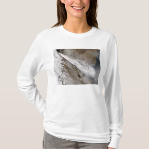 Camiseta Pena da erupção do vulcão de Chaiten, o Chile