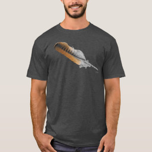 Camiseta pena de Falcão-de-cauda-vermelha