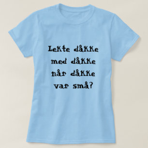 Camiseta pena norueguesa engraçada