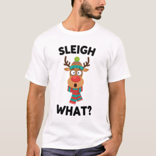 Camiseta Pena O Quê? Renas Engraçadas de Natal