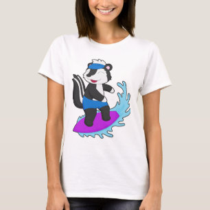 Camiseta Pena Surfando Prancha de Surfe Verão