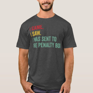 Camiseta Penalidade Engraçada De Hockey Com Hóquei No Gelo