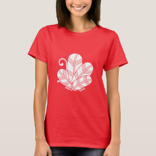Camiseta penas Borboleta-dadas forma do falcão