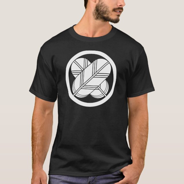 Camiseta Penas de gavião intersetadas com pé em círculo (Frente)