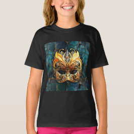 Camiseta Penas de Laranja de Máscara de ouro