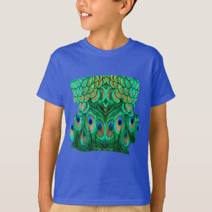 Camiseta Penas de Pavão Gloriosas