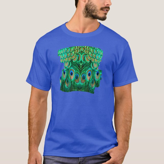 Camiseta Penas de Peacock Gloriosas (Frente)