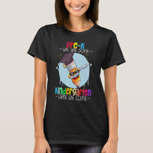 Camiseta Pencil Pre K Nós Concluímos O Alô Do Jardim De Inf