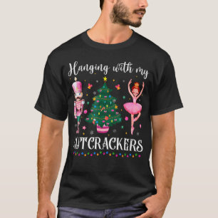 Camiseta Pendurado Com Meu Esquadrão de Quebra-Nozes Ballet