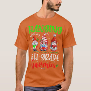 Camiseta Pendurado Com Meus Gnomies de Natal da 4ª Série Lu