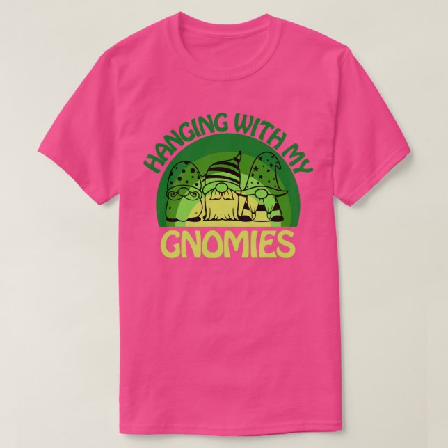 Camiseta pendurado com os meus magnatas (Frente do Design)