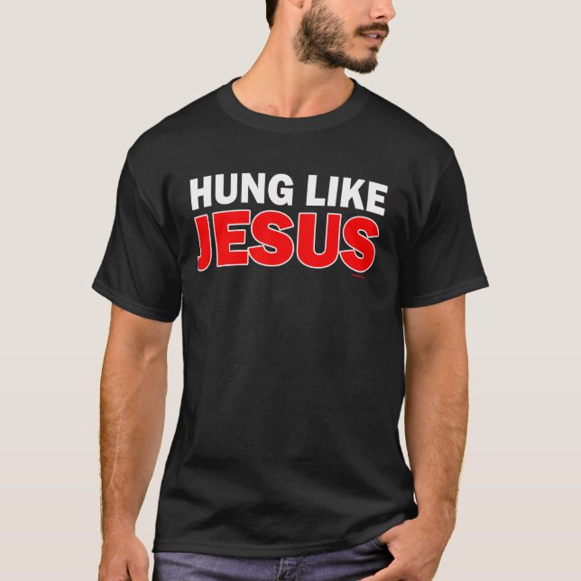 Camiseta Pendurado como Jesus (Frente)