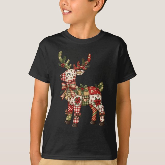 Camiseta Peneira de Arco de Coquetes de Reindeer Pijamas de (Frente)