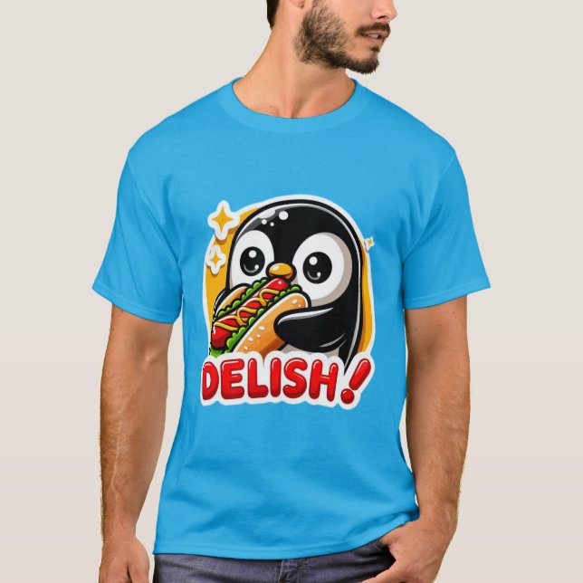 CAMISETA PENGUIN ADORA CACHORRO QUENTE 5 (Frente)