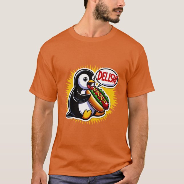 CAMISETA PENGUIN ADORA CACHORRO QUENTE 6 (Frente)