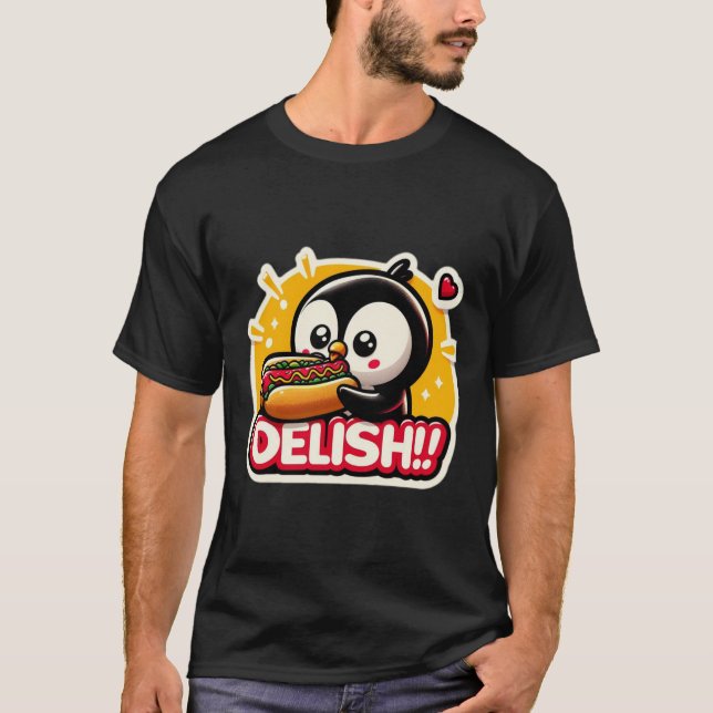 CAMISETA PENGUIN ADORA CACHORRO QUENTE 9 (Frente)