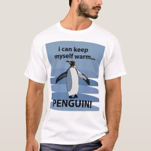Camiseta Penguin Aquático Animal Sem Voo Engraçado
