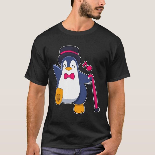 Camiseta Penguin as Groom with Tie (Frente)