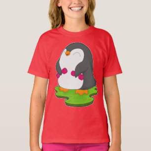 Camiseta Penguin Bodybuilder Dumbbells