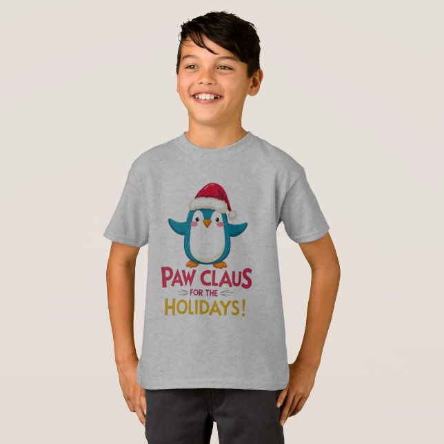 Camiseta Penguin Cheer (Frente Completa)