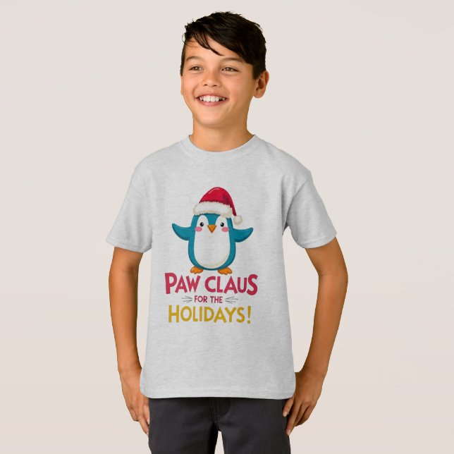 Camiseta Penguin Cheer (Frente Completa)